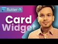Card Widget in Flutter Flutter Tutorials in Hindi