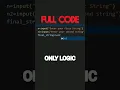 Day 1 of Mini Projects - String Join Logic in Python