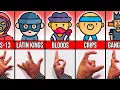 Gang Signs and Their Meanings Bloods Crips Chicago