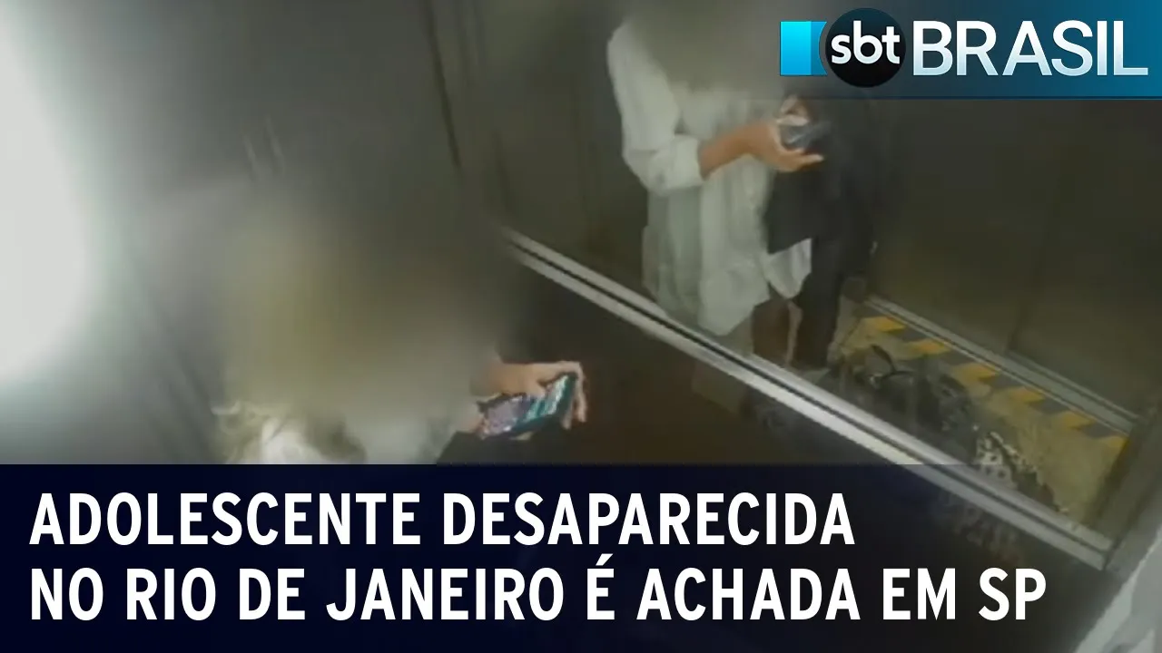 Adolescente desaparecida no Rio de Janeiro é achada em SP | SBT Brasil (21/07/23)