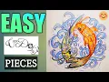 How To Draw Pisces Star Sign Step By Step For Beginners Easy Pisces Drawing Tutorial Drawing Ideas