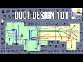 HVAC Duct Design Manual D Fittings Friction Rate Pressure Loss Static Pressure w Alex Meaney