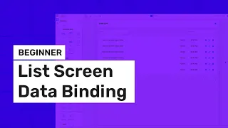 Kuika Beginner List Screen Data Binding 1