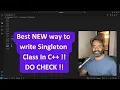 Thread Safe Singleton Class In C