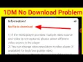 Download Lagu 1DM Fix no file to download problem solve