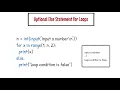 Else break continue in Python Loops