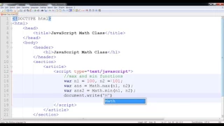 JavaScript - Math Min and Max functions