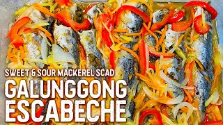 Download GALUNGGONG ESCABECHE | Sweet and Sour Mackerel Scad | Hon and Hon Kitchen MP3