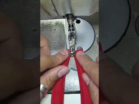Tips for attaching a zipper slider #shorts
