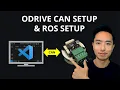 ODrive CAN Bus Setup and ROS Setup for BLDC Motor Control