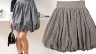 how to cut and stitche balloon skirt summer skirt diy