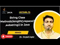 Core Java part75 Java String Methods Explained length replace substring