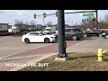 Michigan state police responding code 3 to a