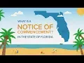 What is a Notice of Commencement NOC in the State of Florida