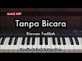 Download Lagu (MALE KEY) Tanpa Bicara - Rizwan Fadilah | Piano Karaoke by Andre Panggabean