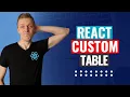 Custom React Table With Filter and Sorting - No Libraries