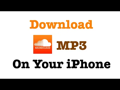 Download MP3 How To Download Soundcloud Music / MP3 On iPhone?!