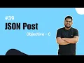Objective-C JSON POST Method with NSURLSession Hindi