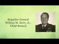 Memorial Service for Brigadier General William M Berry Jr USAF Retired
