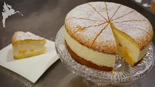 Klassische Käsesahnetorte - Rezept. 