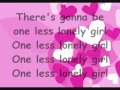 Justin Bieber One less lonely girl with lyrics