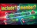 Ruby Arrays include vs member Difference Usage