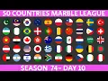 Download Lagu 50 Countries Marble Race League Season 74 Day 10/10 Marble Race in Algodoo