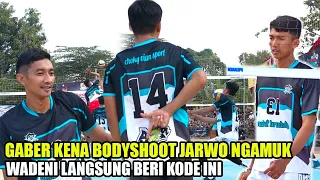 jarwo was angry when gaber karyono got a bodyshoot the latest volleyball kuwu cup megu gede