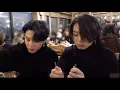 BTS winter package 2021 with english subtitles BTS checking their Temperatures and Eating food💜🥺😭