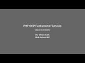 PHP OOP Fundamental - 06 Class Constants