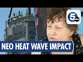 NEO power outages continue as heat wave persists