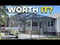 11 500 Screened Patio Enclosure Built in ONE DAY Was It Worth It