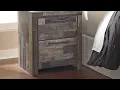 Derekson Queen Panel Bed with 6 Storage Drawers In Multi Gray
