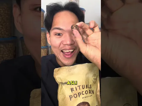 Popcorn dengan coklat aslin🍿🍫