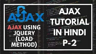 AJAX tutorial for beginners in Hindi Part 2 Get data from Server using load method in AJAX JQUERY