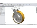 Solidworks tutorial Caster wheel