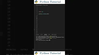 How to Check Your Python Version Python Tutorial