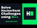 HackerRank C Solutions Solve Me First