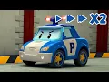 Lagu POLI Police Car Song│Car Song│2X Speed│0.5X Speed│Robocar POLI - Nursery Rhymes