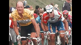 🏔️ Epic Battle: Riis vs. Indurain at Hautacam Tour de France '96! 🚴‍♂️🔥