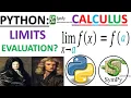 PYTHON HOW TO FIND LIMITS OF FUNCTION PYTHIN SYMPY CALCULUS