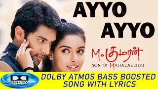 ayyo ayyo bass boosted with lyrics song