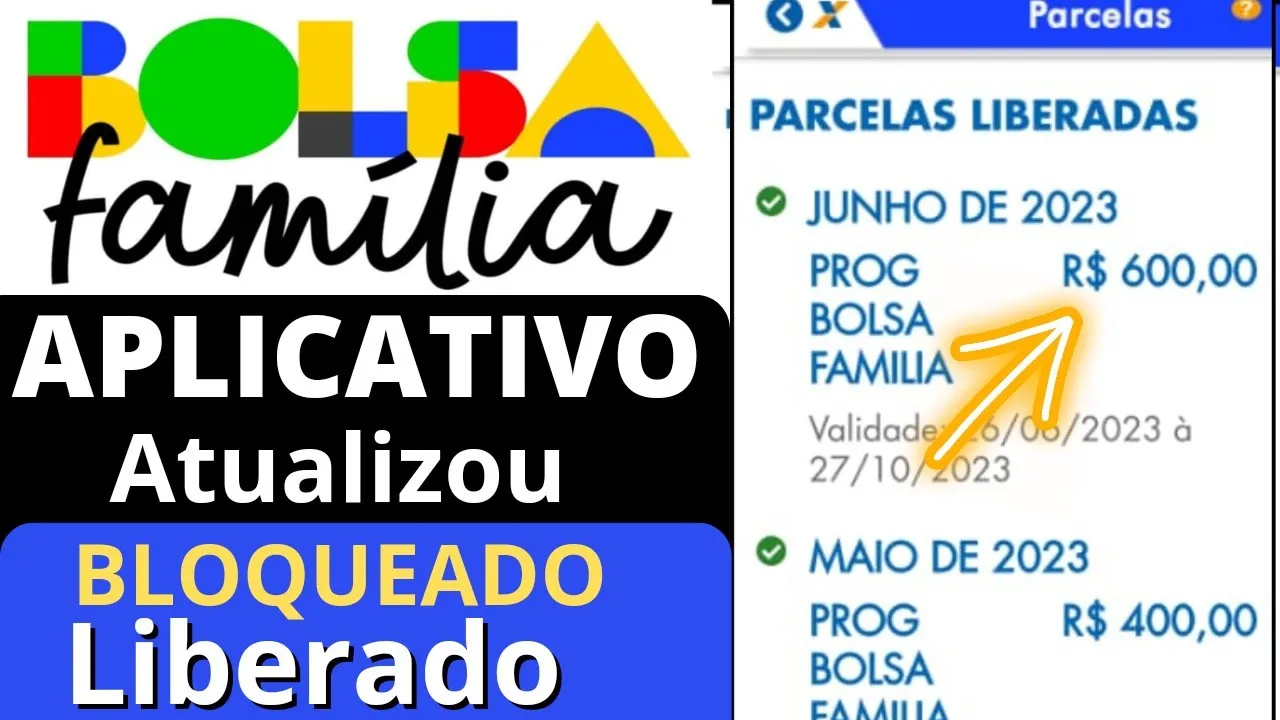 ✅ APLICATIVO ATUALIZOU PARCELA BLOQUEADO LIBERADO COM RETROATIVOS R$ 1800 reais