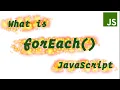 Array forEach Function in Javascript explained in Hindi