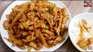 Gà Ram Mặn Chay - Tự Làm Thịt Gà Chay Từ Đậu Hũ - Dễ Dàng - Chả Gà Rim, Món Chay Ngon by Vanh Khuyen