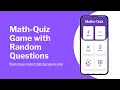 Math Quiz Game in Android Studio Kotlin Ready to Use Project with Free Source Code