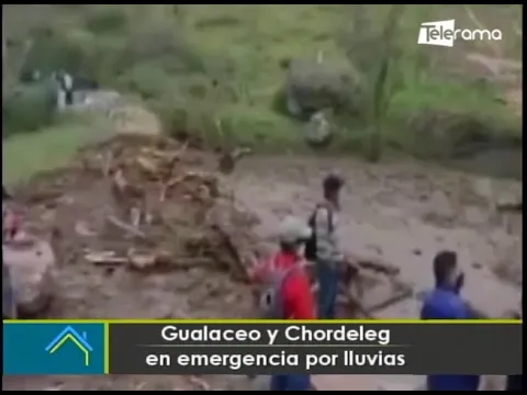 Gualaceo y Chordeleg en emergencia por lluvias