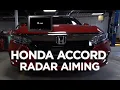 2018 Honda Accord Radar Aiming with G-scan3