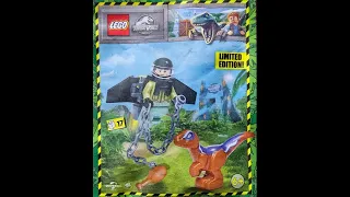 LEGO Instructions | Jurassic World | 122332 | Jetpack-Ranger & Raptor | Magazine Gift