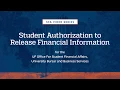 UF Financial Information Release Form